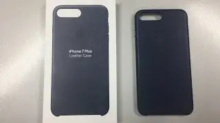 iPhone 7+ Leather Case Unboxing