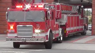 Orange City Fire Dept. Truck 1 Responding