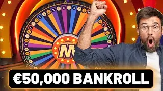 MEGA WHEEL &ndash; &euro;50,000 BANKROLL &ndash; HIGH STAKES MADNESS!