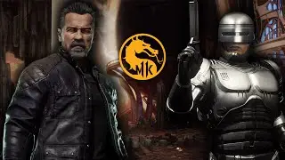 MORTAL KOMBAT 11 - TERMINATOR vs ROBOCOP - Hard - 2k resolution 60fps