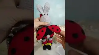 crochet Bunny PATTERN, the bumble bee and Ladybug bunny