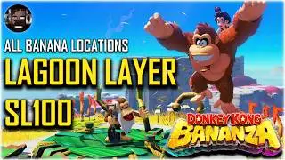 Lagoon Layer (SL100) Banandium Gem Locations - Donkey Kong Bananza