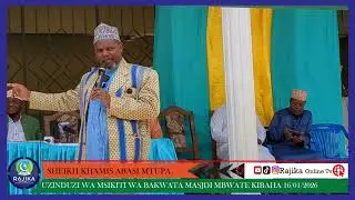 SHEIKH WA MKOA WA PWANI KHAMIS ABASS MTUPA AONGOZA HARAMBEE YA KUCHANGIA UJENZI WA NYUMBA YA MWALIMU