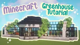 Greenhouse Tutorial Aesthetic Minecraft 🍄🌿✨Mizunos Cottagecore Fairy Easy Beginner 🌸 Kelpie The Fox