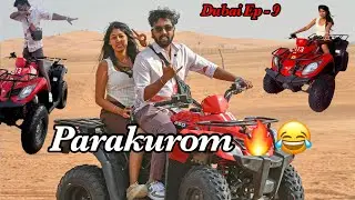 Dubai la desert safari porom😍/Mons super ah bike ootuna 😉/#agvlogs #love #comedy 