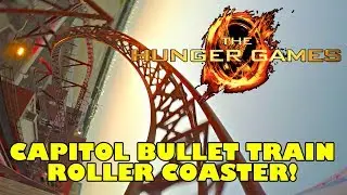 Hunger Games Roller Coaster! Multi Angle POV! Capitol Bullet Train Motiongate Theme Park Dubai