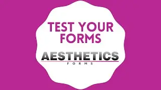 Send and Test your Forms