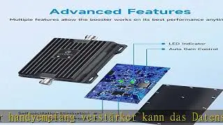 ANNTLENT Empfangsverst&auml;rker Handy Verst&auml;rker 4G LTE 800Mhz 2600Mhz Mobilfunk Verst&auml;rker Band 20/7,