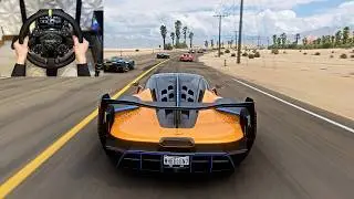 1232HP McLaren Sabre 2021 Racing Hypercar Forza horizon 5 |Steering Wheel Gameplay