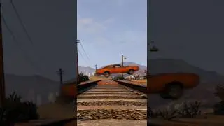 Gta v Dukes of Hazard Jump! (General Lee) #gta #edits #generallee #movie #gameplay