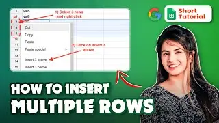 Google Sheets Mastery: How to Insert Multiple Rows (2024)