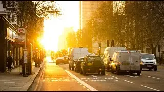 4 Hours City Traffic Sounds - City Ambience For Relaxing - Traffic Sounds In Ukraine