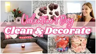 VALENTINE'S DAY CLEAN + DECORATE WITH ME 2022 | VALENTINE'S DAY DECOR IDEAS 💖