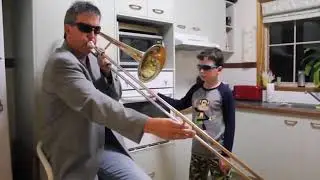 Padre con el trombón y el hijo con el horno [DIVERTIDO] [NO LO DEJEN PASAR DE MODA]