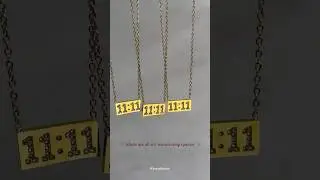 11:11 Necklace ✨@praashistore98 #1111 #necklace #antitarnish #stainlesssteel #jewelry