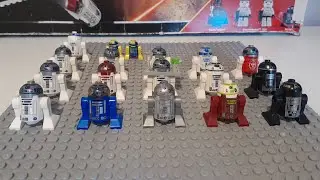 LEGO astromech droid collection 