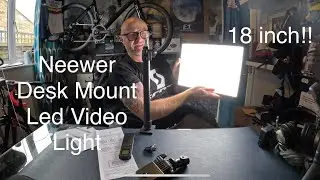 Neewer NL-288A-RC LED Video Light Unboxing and a little Play