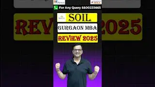 SOIL Gurgaon MBA Review | Admission Process | Fees | Placements | Cutoff #shortsvideo #mba
