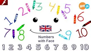 Numbers With Face (Flash 1999) UK English - Nick Jr. Games