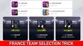 HOW TO GET MBAPPE, GRIEZMANN AND VARANE IN FRANCE TEAM SELECTION | PES 2020 MOBILE