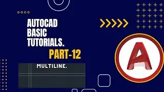 AutoCAD Basic tutorials. Part 12. Multiline.