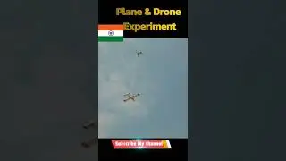 New Experiment in india Drone and plane || #youtubeshorts #technology #success