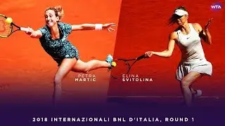 Petra Martic vs. Elina Svitolina | 2018 Internazionali BNL d'Italia Second Round | WTA Highlights