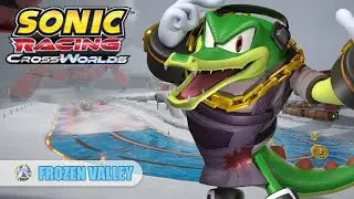 Butcher Vector (MoS) in Frozen Valley &mdash; Sonic Racing CrossWorlds Mods [4K version]