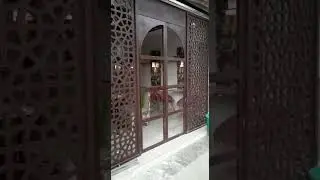 best desgin cafe with cnc laser cutting front door with sitting 👌 20x15
