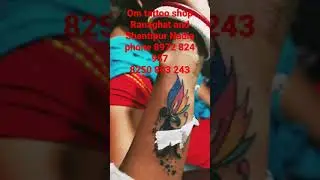 # angel tattoo Om tattoo shop# Ranaghat #and Santipur Nadia 8250# 803 243  8250 803 243 #
