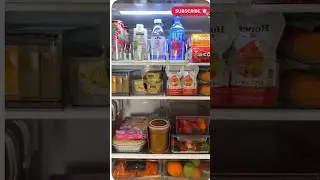 Everything fits | Fridge restock  Ep 24 #ocdinhere #asmr #satisfying