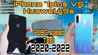 iPhone 7 plus vs Huawei y9 s Pubg mobile speed test 2020/2022| graphics sound performance | Bilal UM