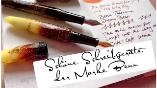 New Pen Day | Außergewöhnliche Füller der Marke Benu | Neue Tinten: R. Oster Caffe Crema | GvFC
