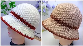 Elegant and Beautiful Crochet Hat / Easy Winter Crochet Tutorial for Beginners 