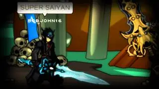 AQWorlds Fun PvP - Robjohn16 Vs Skyguard Ninja (with Anime Sound FX)