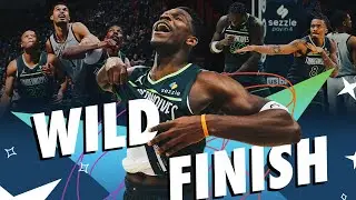 FINAL 3:24 of INSANE Ending To Timberwolves-Spurs Game | Anthony Edwards vs. Victor Wembanyama