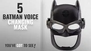 Top 10 Batman Voice Changing Mask [2018]: DC Justice League Batman Voice Changing Tactical Helmet