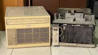 1990&rsquo;s Hitachi Window AC | Pre Restoration!