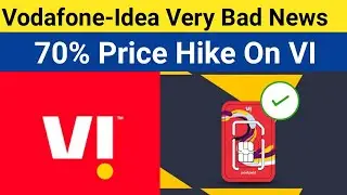 Vodafone-Idea (VI) Users Bad News | Huge Price Hike On Vodafone-Idea