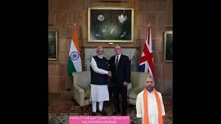 Interacted with business leaders at Chequers. The signing of the India-UK CETA #pmmodi #keirstarmer