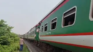 Korean powerful engine & PTinka coach | intercity  Rangpur express | Dhaka Rangpur train service
