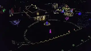 Putting Lights on the Hartley Greenhouse + Christmas Light Tour!!! 🙌🎄🙌 // Garden Answer