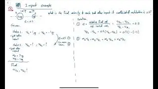 Dynamics - Impact example