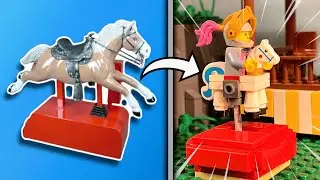 How I made a WORKING Lego horse ride!
