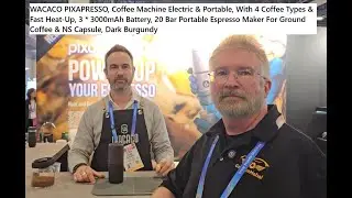 WACACO PIXAPRESSO, Coffee Machine Electric & Portable, With 4 Coffee Types & Fast Heat-Up CES 2026