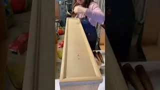 How to do a tan paint wash #furnituremakeover #furnitureflip #furnitureflipping
