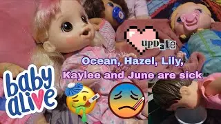 Baby Alive: Update on sick kids / June throws up 