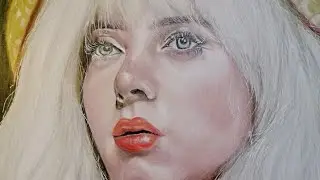 [ Billie Eilish ] Speed Drawing | Prisma Color | KUP