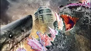 Mega shark vs godzilla scaling time (sticknodes animation) my own opinion 