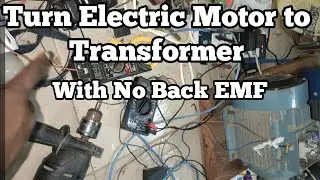 Electric MOTOR as Transformer with no back EMF